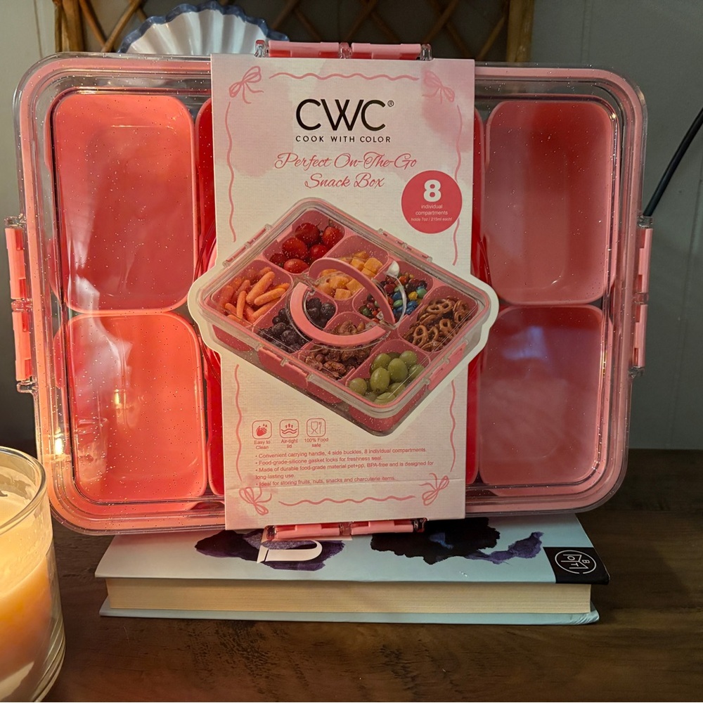 Target Pink Snack Box - Cook With Color